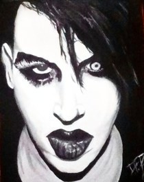 Marilyn Manson Oil