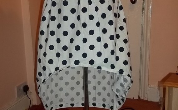 Waterfall (High Low) Skirt From Boring Vinatge Skirt.