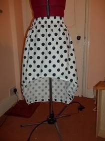 Waterfall (High Low) Skirt From Boring Vinatge Skirt.