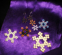 Beaded Snowflakes
