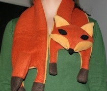 Orange Fox Scarf