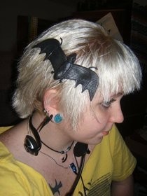 Halloween Bat Hairclip