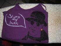 Hudson Hawk Stencilled Tank