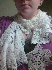Vintage Doily Scarf