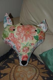 Flora The Fox Cushion.