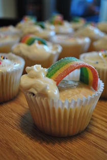 Rainbow Cupcakes