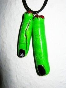 Zombie Finger Keyring/Phone Charm.