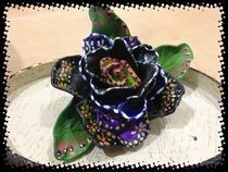 Day Of The Dead Plastic Spoon Rose With Hand Painted Gift Box
