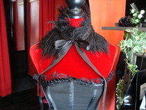 Black Fur Gothic Neck Warmer