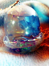 Mini Snow Globe Necklace