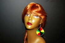 Yarn Wrapped Earrings 