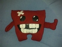 Super Meat Boy Pillow
