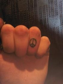 Peace Sign Tattoo