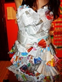 Newspaper Dress