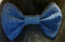 Denim Bow (Bow Tie/Hair Bow/Decor)