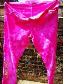 Diy: White To Pink Jeans