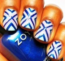 X Marks The Spot Nail Art And Tutorial!