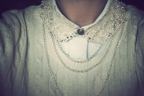 Beaded Lace Collar