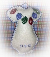 Baby's First Christmas Felt Ornament
