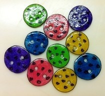 Shrink Plastic Buttons