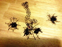 Wire Work, Jewelled Spider's Web