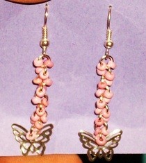 Dangly Butterfly Earrings