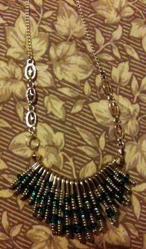 Safety Pin Necklace.