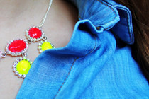 Neon Nail Polish Necklace