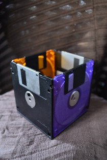 Floppy Disc Container