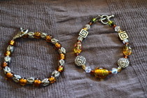 Autumn Inspired Bead Braelets