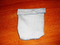 Pouch From Jeans Scraps