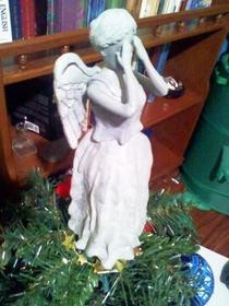 Weeping Angel Christmas Tree Topper