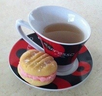 Choc Strawberry Shortbread Biscuits