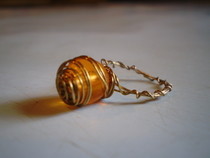 Wire Wrapped Spiral Bead Ring