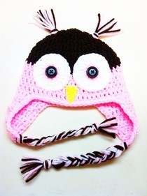 Crochet Owl Hat