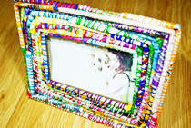 Handmade Magazine Picture Frame