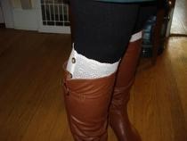 Stretch Lace Boot Topper