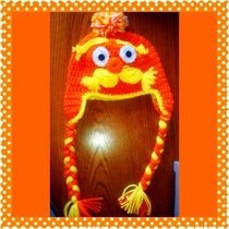 Crochet Lorax Beanie Hat 