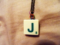 Scrabble Tile Necklace