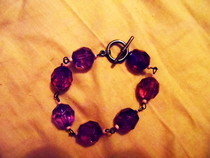 Purple Bead Bracelet