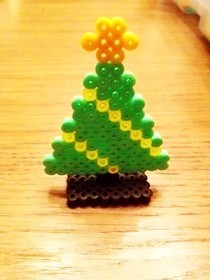 Hama Bead Standing Christmas Tree