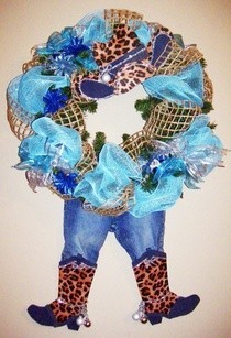 Western Santa Wreath