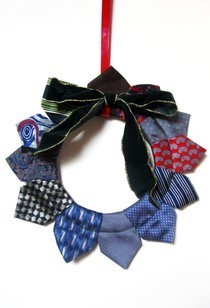 Neck Tie Wreath
