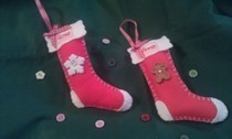 Christmas Stocking Tree Decoration