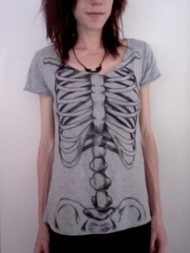 Painted Skeleton Shirt
