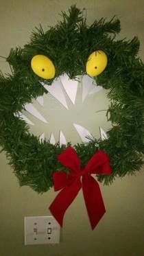 Nightmare Before Christmas Monster Wreath