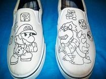 Paper Mario Shoes