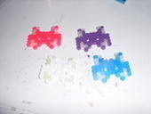 Space Invaders Perler Creation