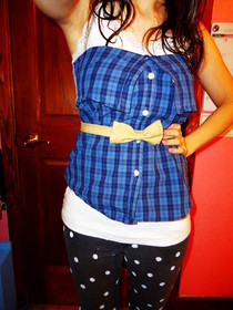 Button Up Tube Top