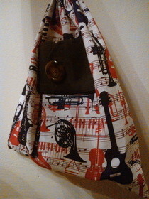 Drawstring Bag (With Pocket!) 
